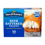 Van de Kamp’s Beer Battered 100% Whole Fish Fillets, Frozen, 19.1 oz 10 ct